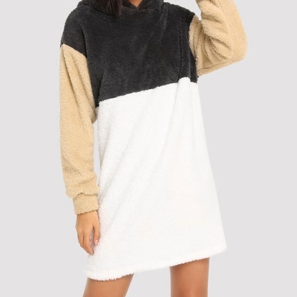 Hooded Teddy Dress